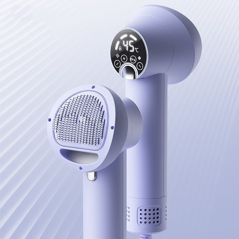 Paw Brew™ Smart Pet Dryer & Grooming Brush – Quiet, Fast & Fuss-Free