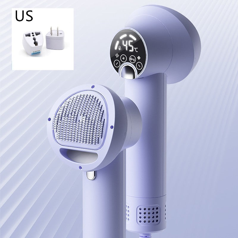 Paw Brew™ Smart Pet Dryer & Grooming Brush – Quiet, Fast & Fuss-Free