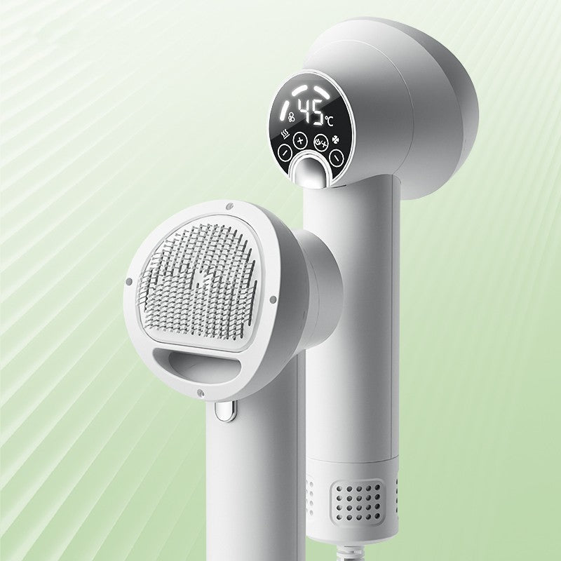 Paw Brew™ Smart Pet Dryer & Grooming Brush – Quiet, Fast & Fuss-Free