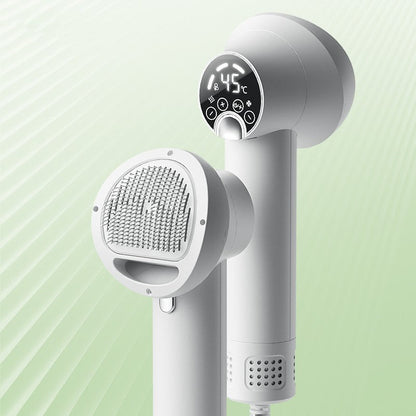 Paw Brew™ Smart Pet Dryer & Grooming Brush – Quiet, Fast & Fuss-Free