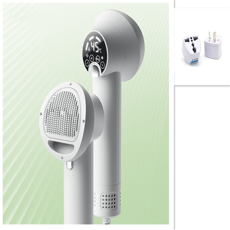 Paw Brew™ Smart Pet Dryer & Grooming Brush – Quiet, Fast & Fuss-Free