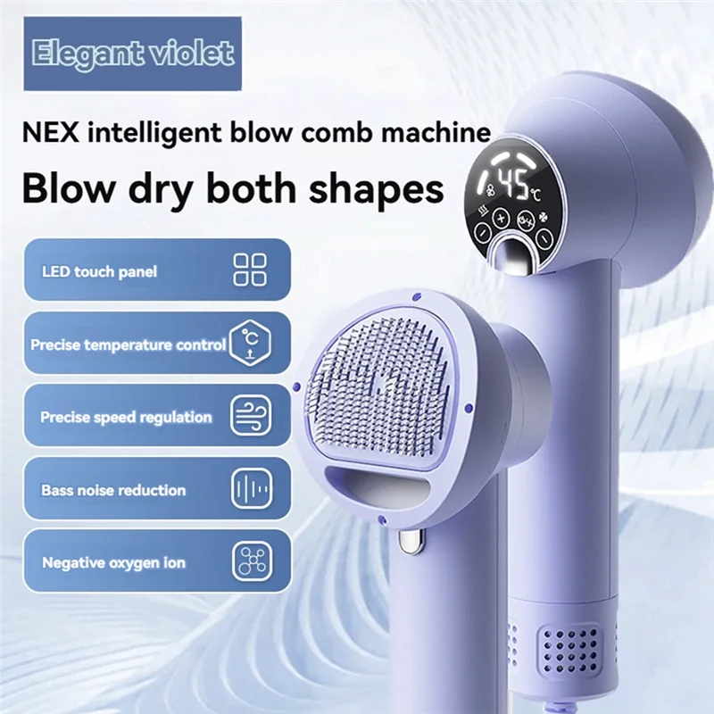 Paw Brew™ Smart Pet Dryer & Grooming Brush – Quiet, Fast & Fuss-Free