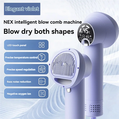 Paw Brew™ Smart Pet Dryer & Grooming Brush – Quiet, Fast & Fuss-Free