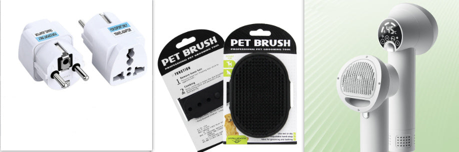 Paw Brew™ Smart Pet Dryer & Grooming Brush – Quiet, Fast & Fuss-Free