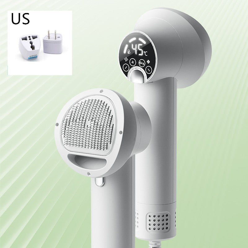 Paw Brew™ Smart Pet Dryer & Grooming Brush – Quiet, Fast & Fuss-Free